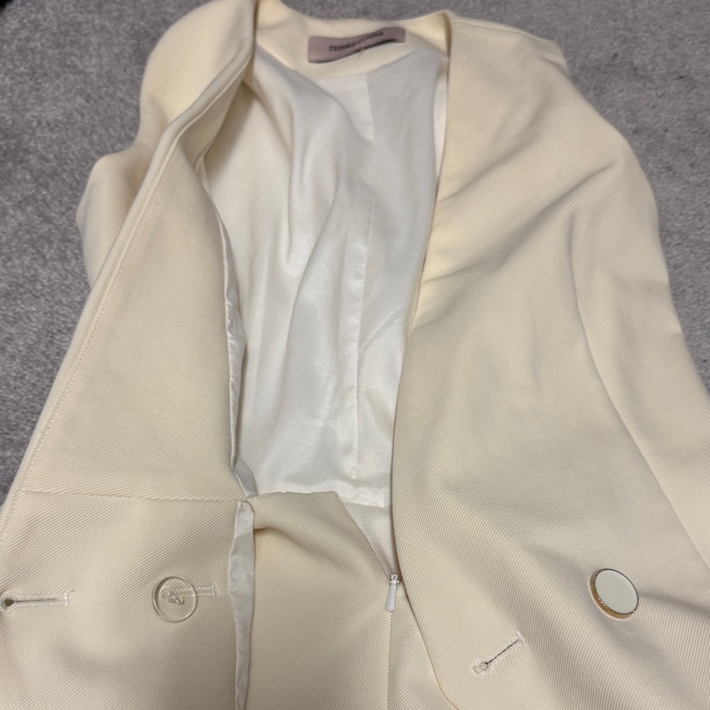 Chic Cream Sleeveless Romper - Picture 3 of 3